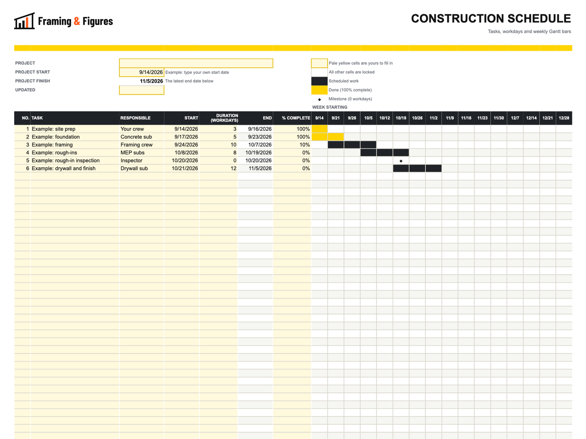 Preview of framingandfigures-construction-schedule-template-v2.xlsx