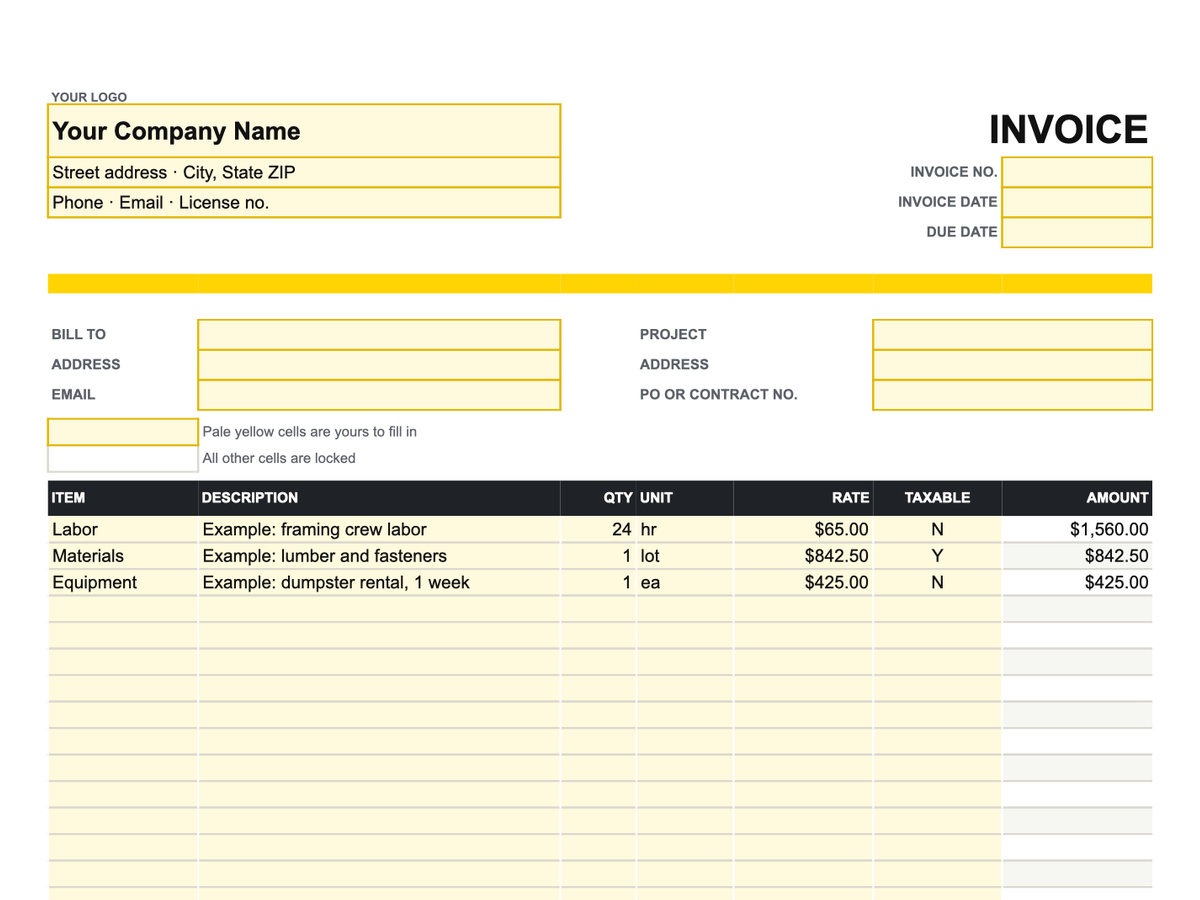 Preview of framingandfigures-contractor-invoice-template-v2.xlsx