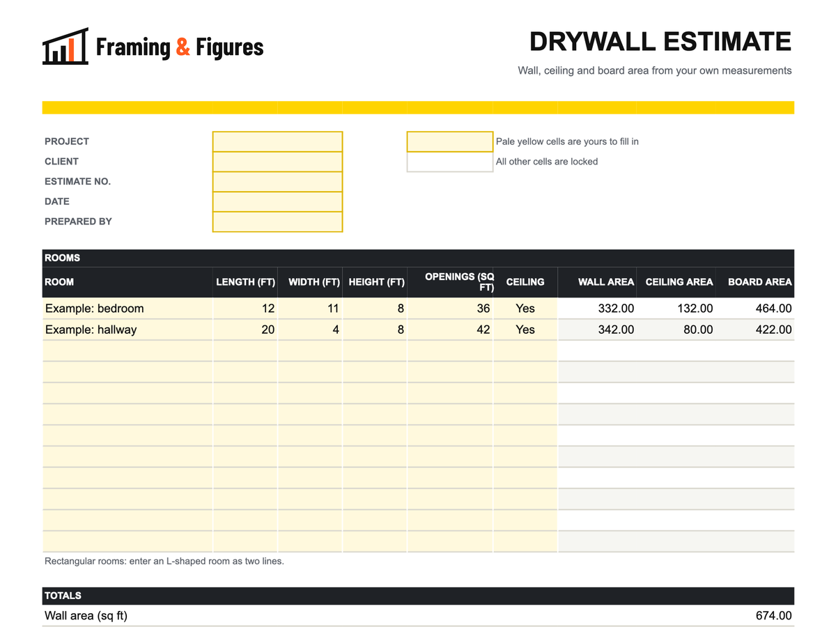 Preview of framingandfigures-drywall-estimate-template-v2.xlsx