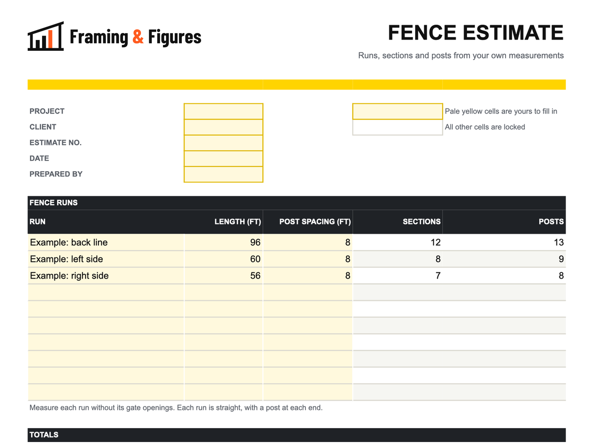 Preview of framingandfigures-fence-estimate-template-v2.xlsx