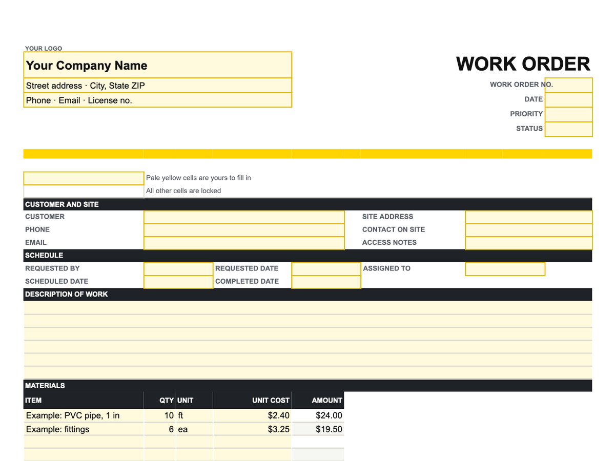 Preview of framingandfigures-work-order-template-v2.xlsx